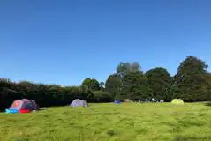Non Electric Grass Tent Pitches at Warren Farm