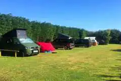 Electric Hardstanding and Grass Pitches at Tremarne Campsite
