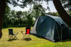 Electric Grass Tent Pitches at Little Trevothan Camping and Caravan Park
