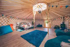 Luxury Insulated Yurt (Sleeps 2-8) at Glamp and Tipple