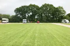 Non electric grass pitches at Oakmoor Touring Park Non electric grass pitches at Oakmoor Touring Park