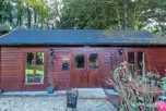 Log Cabin at The Old Vicarage at Elkesley Campsite