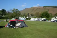Non Electric Grass Pitches at Braithwaite Village Camping and Caravanning Club Site