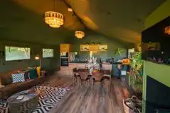 Safari Tents with Hot Tubs at Swallowfields Luxury Glamping Retreat