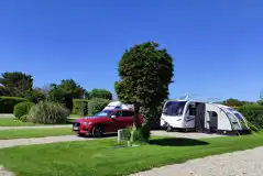 Serviced Hardstanding Pitches at Cardinney Caravan and Camping Park
