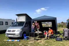 Campervan with Awning Pitches (Optional Electric) at Hunstanton Camping and Glamping