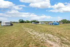 Serviced Grass Pitches  at Church View Campsite