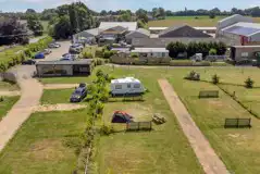 Serviced Hardstanding and Grass Pitches at Church View Campsite
