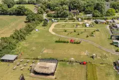 Non Electric Grass Pitches at Church View Campsite