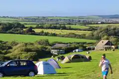 Non Electric Grass Tent Pitches at Fairview Camping