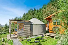 Ty Crwn Bach Idris Yurt at Greener Glamping