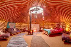 Ty Crwn Mawr Yurt at Greener Glamping