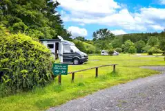 Grass touring pitches