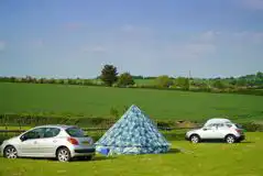 Non Electric Grass Tent Pitches at Salisbury Campsite at Bake Farm