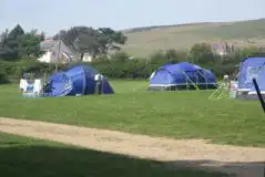 Grass Tent Pitches at Nicholaston Farm Caravan and Campsite