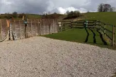 Fully Serviced Hardstanding Pitches with Gardens at Bank House Farm