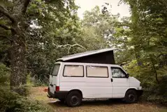 Wooded Campervan Pitches at Cefn Coed