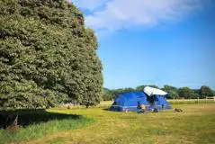 Non Electric Grass Pitches at Basecamp at Mendip Activity Centre