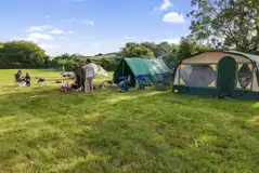 Non Electric Grass Pitches at Jurassic Camp