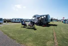 Extra Large Electric Grass Pitches (10-Amp) at Watergate Bay Touring Park