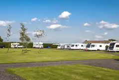 Electric Hardstanding Standard Pitches with Awning at Green Acres Caravan Park