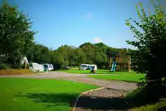 Electric All Weather Hardstanding Pitches (Family) at River View Touring Park