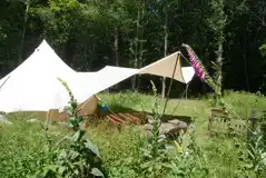 Bell Tent at Dogwood Camping and Glamping