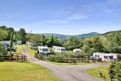 Grass Touring Pitches (No Awnings) at Cwmdu Campsite