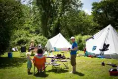Grass Tent Pitches (Lower Village) at Cornish Tipi Holidays