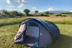 Non electric grass tent pitches