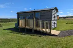 Shepherd's hut slopped access