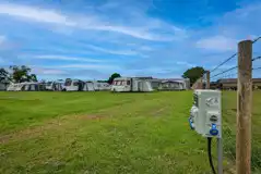 Electric Grass Touring Pitches at Abbey Farm Caravan and Camping