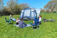 Non Electric Grass Tent Pitches at Under The Stars Camping at Chichester