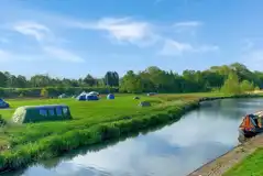 Non Electric Grass Pitches at Great Haywood Canalside Campsite