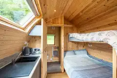 Camping Pods with Bunk Beds at Cragg Farm Camping Pods