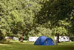 Electric Grass Pitches at Postern Hill Campsite