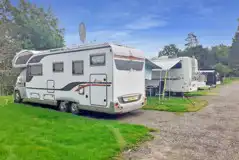 Electric Hardstanding Pitches at Shepreth Mill Camping and Caravan Site