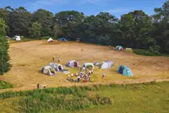 Non Electric Grass Tent Pitches at Sunset Tree Camping