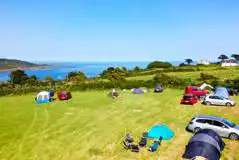 Non Electric Grass Pitches (Bay Field) at Coverack Camping