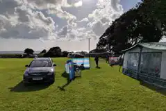 Electric Grass Pitches at Llwyn Griffri Touring and Camping Site