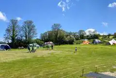 Electric Grass Tent Pitches at Coastland