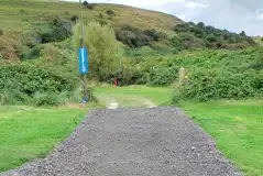 Non Electric Hardstanding Pitch at Uphill Marina and Touring Park