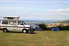 Non Electric Grass Tent Pitches at Sea Barn Farm Camping Park