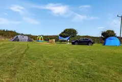 Electric Grass Pitches at The Old Stables Campsite