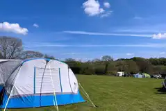 Electric Grass Pitches at Blackbrook Lodge Caravanning, Camping and Glamping