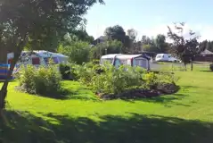 Grass Caravan Pitches at Hopley's Family Camping