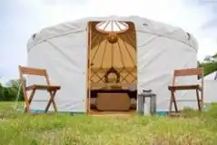 Yurts at Ryebank Corner