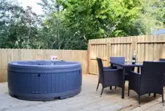 Curlew lodge hot tub