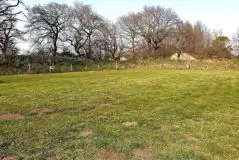 Electric Grass Pitches at Station Farm Caravan and Camping Site