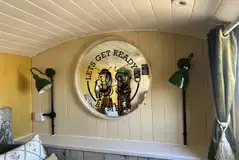 Bumble shepherd's hut bedroom